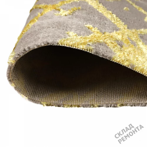 Фото Ковролин Kaplanser Faber 8449 53 Grey/Gold серый – купить в Прокопьевске: цена, описание, фото. Интернет-магазин 3