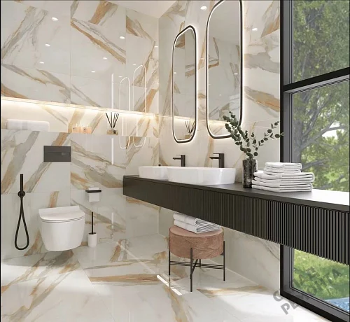 Фото Керамогранит полированный Гранитея G392 neiva beige 600*600*10 – купить в Прокопьевске: цена, описание, фото. Интернет-магазин 11