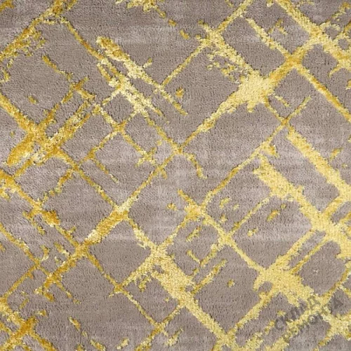 Фото Ковролин Kaplanser Faber 8449 53 Grey/Gold серый – купить в Прокопьевске: цена, описание, фото. Интернет-магазин 1