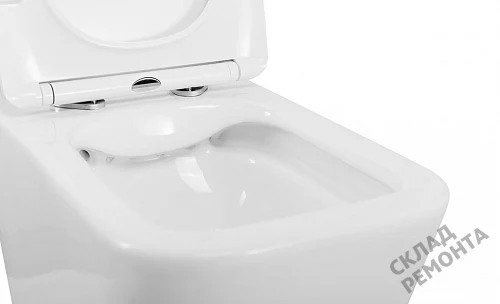 Фото Унитаз подвесной BelBagno Due 2.0 BB7107CHR/SC безободковый купить в Прокопьевске: цена, описание, фото. Интернет-магазин 5