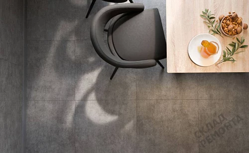 Фото Керамогранит матовый Steppe Ceramics Urban Grey серый 600*600*9 – купить в Прокопьевске: цена, описание, фото. Интернет-магазин 2