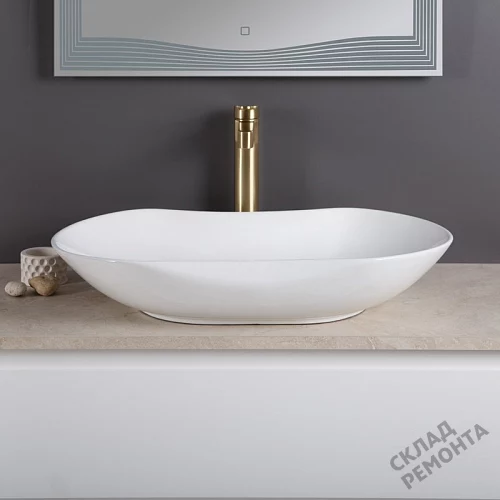 Фото Раковина накладная BelBagno BB1334, 66,5 см купить в Прокопьевске: цена, описание, фото. Интернет-магазин 3