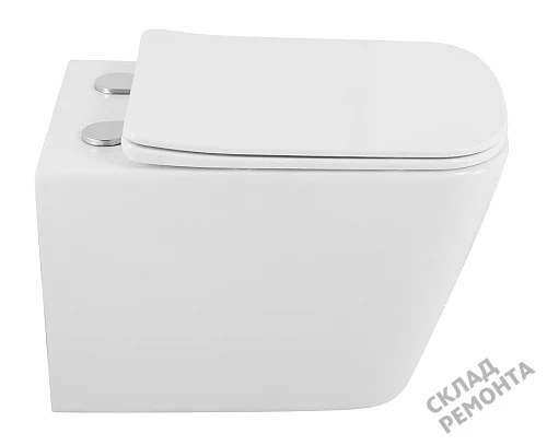 Фото Унитаз подвесной BelBagno Due 2.0 BB7107CHR/SC безободковый купить в Прокопьевске: цена, описание, фото. Интернет-магазин 3