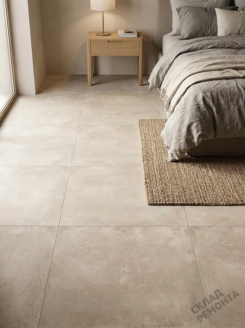 Фото Керамогранит матовый Alma Ceramica Тотем GFU6060TTM40R бежевый 600*600*9 – купить в Прокопьевске: цена, описание, фото. Интернет-магазин 1